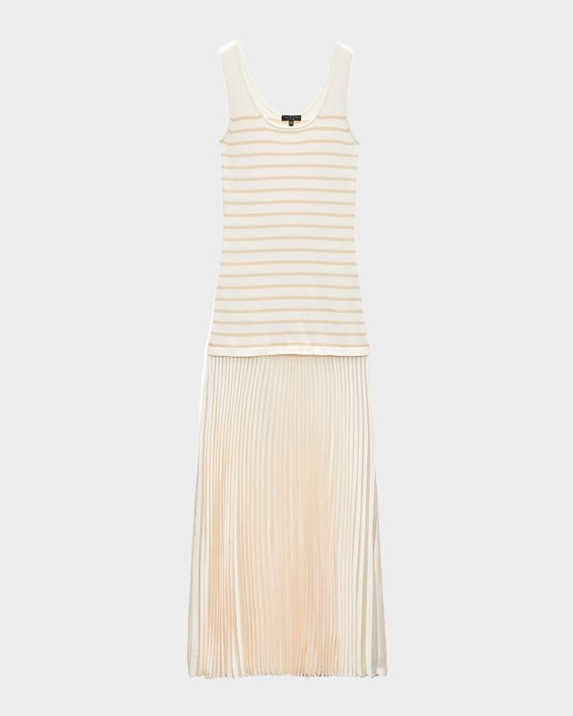 Millie Stripe Drop-Waist Tank Dress